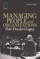 Guido Stein - Managing People and Organizations: Peter Drucker's Legacy - 9780857240323 - V9780857240323