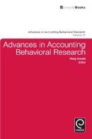 Vicky Arnold - Advances in Accounting in Behavioural Research - 9780857241375 - V9780857241375