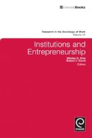 Wesley D. Sine - Institutions and Entrepreneurship - 9780857242396 - V9780857242396