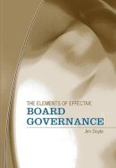 Jim Doyle - Elements Of Effective Board Gopb - 9780871173928 - V9780871173928