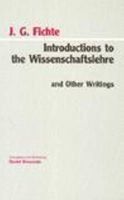 Fichte - Introductions to Wissenschaftslehre and Other Writings, (1797-1800) - 9780872202405 - V9780872202405