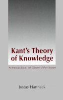 Justus Hartnack - Kant's Theory of Knowledge - 9780872205062 - V9780872205062