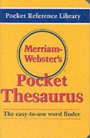 Merriam Webster - Merriam Webster's Pocket Thesaurus - 9780877795247 - V9780877795247