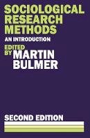 Bulmer - Sociological Research Methods - 9780878558148 - V9780878558148