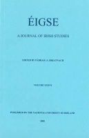 Edited By Padraig A Breatnach - Eigse: a journal of Irish Studies: Volume 36 - 9780901510617 - 9780901510617