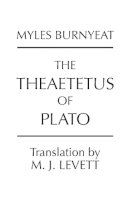 Plato - The Theaetetus of Plato - 9780915144815 - V9780915144815