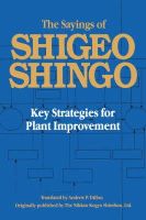 Shigeo Shingo - Sayings of Shigeo Shingo - 9780915299157 - V9780915299157