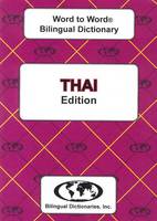 C. Et Al Sesma - English-Thai & Thai-English Word-to-word Bilingual Dictionary: Suitable for Exams (Thai and English Edition) - 9780933146358 - V9780933146358