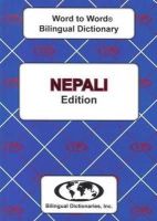 C. Sesma - English-Nepali & Nepali-English Word-to-word Dictionary: Suitable for Exams (Nepali and English Edition) - 9780933146617 - V9780933146617