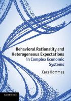 Cars Hommes - Behavioral Rationality and Heterogeneous Expectations in Complex Economic Systems - 9781107019294 - V9781107019294