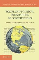 Denis Galligan - Social and Political Foundations of Constitutions - 9781107032880 - V9781107032880
