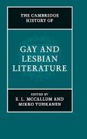 E. McCallum - The Cambridge History of Gay and Lesbian Literature - 9781107035218 - V9781107035218