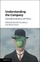 Barnali Choudhury - Understanding the Company: Corporate Governance and Theory - 9781107146075 - V9781107146075