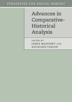 James Mahoney - Advances in Comparative-Historical Analysis - 9781107525634 - V9781107525634