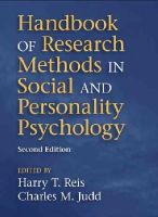 Harry T. Reis - Handbook of Research Methods in Social and Personality Psychology - 9781107600751 - V9781107600751