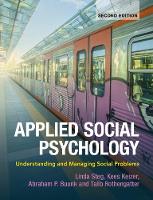 Edited By Linda Steg - Applied Social Psychology: Understanding and Managing Social Problems - 9781107620292 - V9781107620292