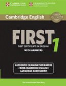 Cela - Cambridge English First 1 for Revised Exam from 2015 Student's Book with Answers: Authentic Examination Papers from Cambridge English Language Assessment (FCE Practice Tests) - 9781107695917 - V9781107695917