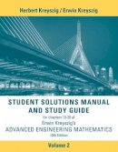 E Kreyszig - Advanced Engineering Mathematics, Student Solutions Manual and Study Guide, Volume 2: Chapters 13 - 25 - 9781118266700 - V9781118266700