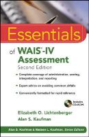 Elizabeth O. Lichtenberger - Essentials of WAIS-IV Assessment - 9781118271889 - V9781118271889