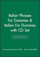 Francesca Romana Onofri - Italian Phrases For Dummies & Italian For Dummies, 2nd Edition with CD Set - 9781118275382 - V9781118275382