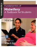 Louise Lewis - Fundamentals of Midwifery: A Textbook for Students - 9781118528020 - V9781118528020