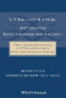 Gordon P. Baker - Wittgenstein: Rules, Grammar and Necessity: Volume 2 of an Analytical Commentary on the Philosophical Investigations, Essays and Exegesis 185-242 - 9781118854594 - V9781118854594