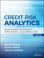 Bart Baesens - Credit Risk Analytics: Measurement Techniques, Applications, and Examples in SAS - 9781119143987 - V9781119143987