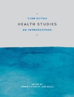 Jennie Naidoo - Health Studies: An Introduction - 9781137348678 - V9781137348678