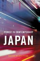 Gill Steel (Ed.) - Power in Contemporary Japan - 9781137601667 - V9781137601667