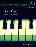 Dariusz Terefenko - Jazz Theory: From Basic to Advanced Study - 9781138235106 - V9781138235106