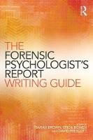 Sarah Brown - The Forensic Psychologist´s Report Writing Guide - 9781138841512 - V9781138841512