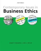 Joseph R. Desjardins - Contemporary Issues in Business Ethics - 9781285197401 - V9781285197401