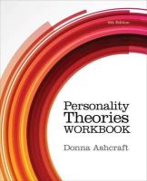 Donna Ashcraft - Personality Theories Workbook - 9781285766652 - V9781285766652