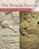 Alfred Andrea - The Human Record: Sources of Global History, Volume I: To 1500 - 9781285870236 - V9781285870236