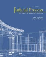 Stephen Scott Meinhold - Judicial Process: Law, Courts, and Politics in the United States - 9781305506527 - V9781305506527