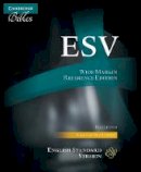 Esv Bibles By Crossway - ESV Wide-Margin Reference Bible, Black Calf Split Leather, Red Letter Text, ES744:XRM - 9781316619834 - V9781316619834