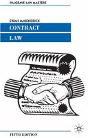 Ewan Mckendrick - Contract Law - 9781403912251 - KT00001612
