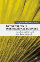 Jonathan Sutherland - Key Concepts in International Business (Palgrave Key Concepts S.) - 9781403915344 - KEX0163939