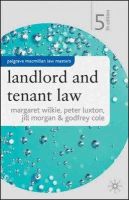 Margaret Wilkie - Landlord & Tenant Law (Palgrave Macmillan Law Masters) - 9781403917546 - V9781403917546
