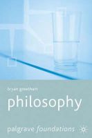 B. Greetham - Philosophy (Palgrave Foundations) - 9781403918789 - V9781403918789