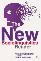 Nikolas Coupland - The New Sociolinguistics Reader - 9781403944153 - V9781403944153