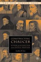 G. Gust - Constructing Chaucer - 9781403976437 - V9781403976437