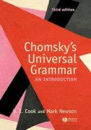 Vivian J. Cook - Chomsky´s Universal Grammar: An Introduction - 9781405111867 - V9781405111867