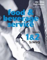 Adjey   Hunter - Food & Beverage Service: Levels 1&2 S/Nvq - 9781408007426 - V9781408007426