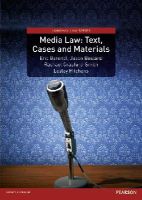 Eric Barendt - Media Law: Text, Cases and Materials - 9781408221617 - V9781408221617