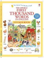 Heather Amery - First Thousand Words in English Sticker Book - 9781409570400 - V9781409570400