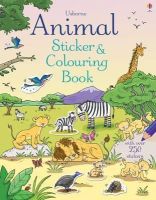 Usborne Publishing - Animal Sticker and Colouring Book - 9781409585862 - 9781409585862