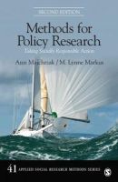 Ann Majchrzak - Methods for Policy Research - 9781412997805 - V9781412997805