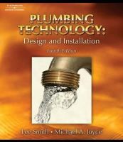 Lee Smith - Plumbing Technology: Design and Installation - 9781418050917 - V9781418050917