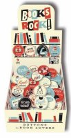 Gibbs Smith  - Books Rock! Badge Box: Buttons for Book Lovers - 9781423637219 - V9781423637219